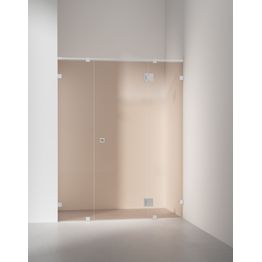 Suihkuovi INR Arc 7 Original, pronssilasi, kromiprofiili, mittatilaus