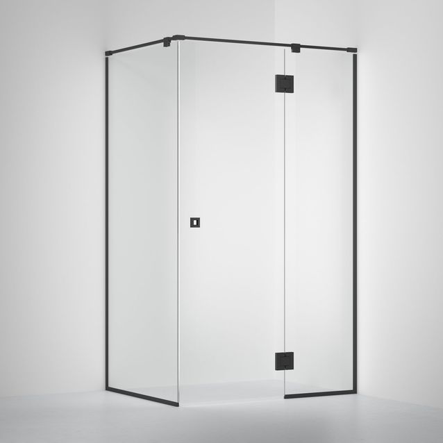 Suihkunurkka INR Arc 15 Frame, opaali kirkas lasi, mittatilaus