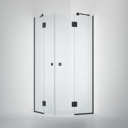 Suihkunurkka INR Arc 16 Frame, kirkas lasi, mittatilaus
