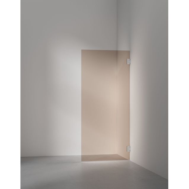 Suihkuovi INR Arc 19 Original, Pronssilasi, kromiProfiili, mittatilaus