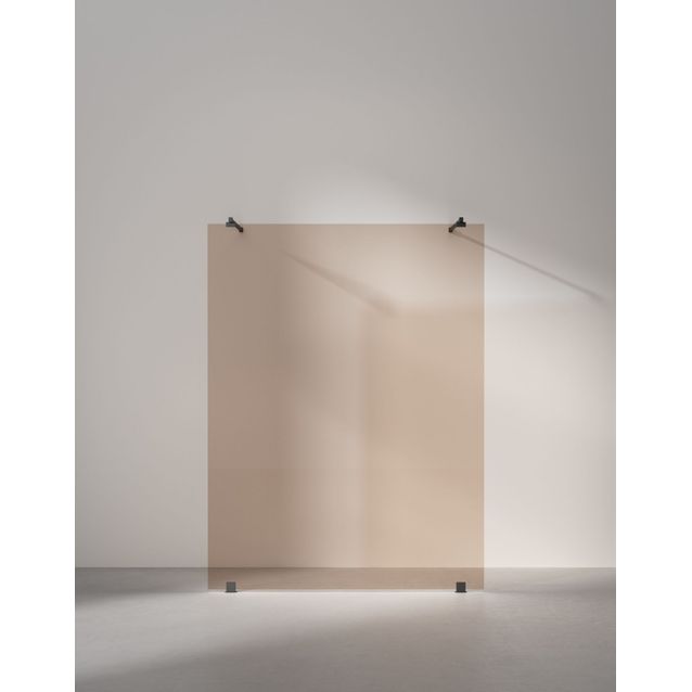 Suihkuseinä INR Arc 43 Original, Pronssilasi, mattamusta Profiili, mittatilaus