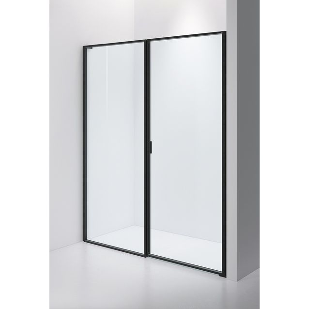 Suihkunurkka INR Edge 4, kirkas lasi, oikea, eri profiileja, mittatilaus