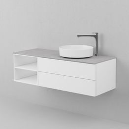 Allaskaappi altaalla INR Air Solid 120 C, eri vaihtoehtoja