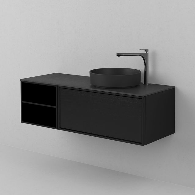 Allaskaappi INR Air Wood 120 C, Black Oak