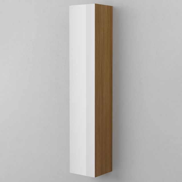 Korkea kaappi INR Twin 30, Dark Oak, 5 hyllyä, oikea