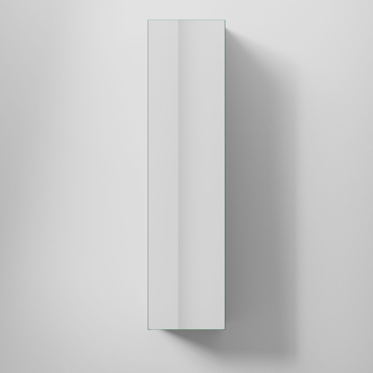 Korkea kaappi INR Twin 40, 400x400mm, Carbon Grey, 5 hyllyä, vasen