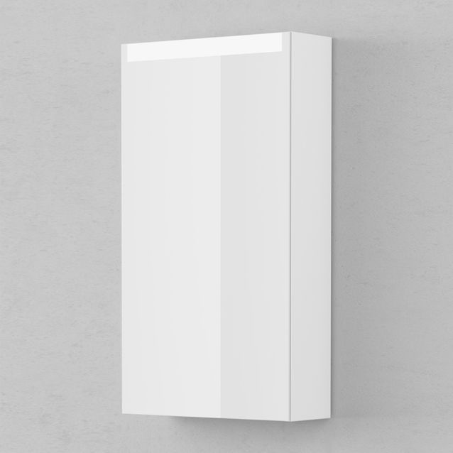 Peilikaappi INR Stage Plus 40, oikea, premium white