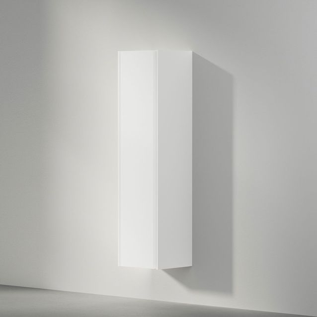 Korkea kaappi INR Grand Grip 40, Premium White, 5 hyllyä, vasen