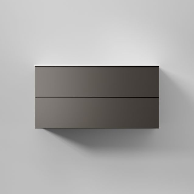 Allaskaappi INR Core Solid 100, 1000x454mm, Carbon Grey