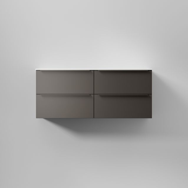 Allaskaappi INR Core Avant 120 D, 1200x454mm, Carbon Grey