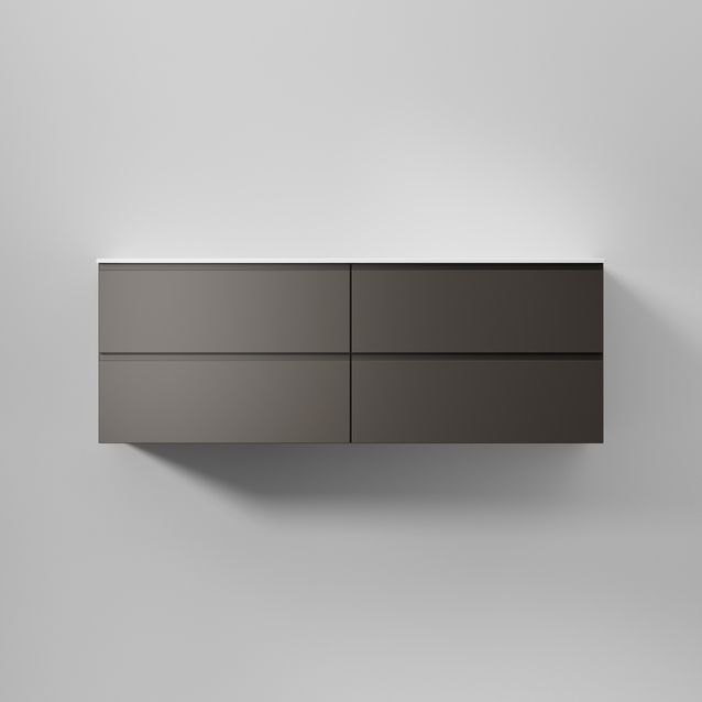 Allaskaappi INR Core Grip 140 D, 1400x454mm, Carbon Grey