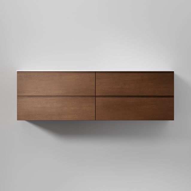 Allaskaappi INR Core Grip 160 D, 1600x454mm, Dark Oak