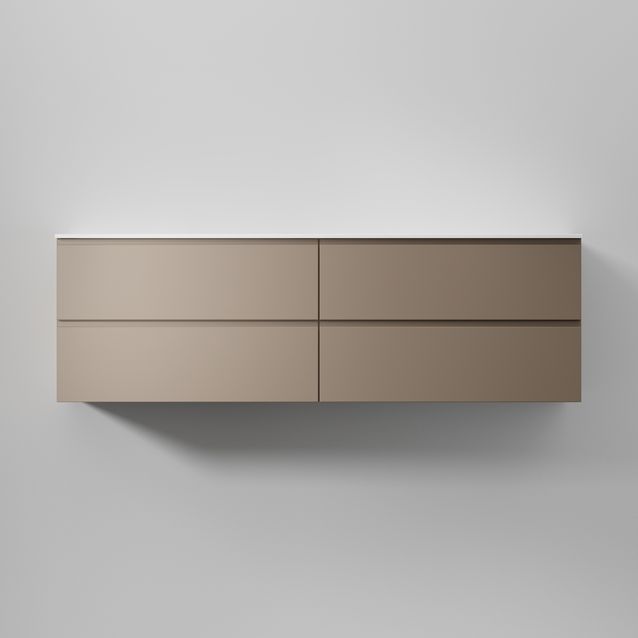 Allaskaappi INR Core Grip 160 D, 1600x454mm, Warm Clay