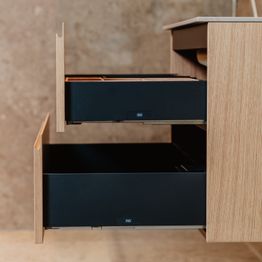Isompi alalaatikko INR Plus Storage Terra 120 D, Musta, 50mm syvempi