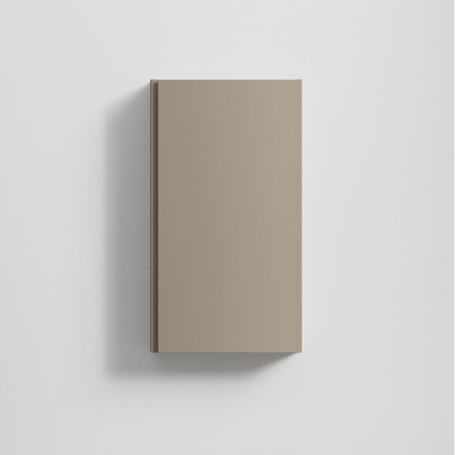 Kylpyhuoneen seinäkaappi INR Grip 40/15, 2 Hyllyä, Oikea, 400x720x142mm