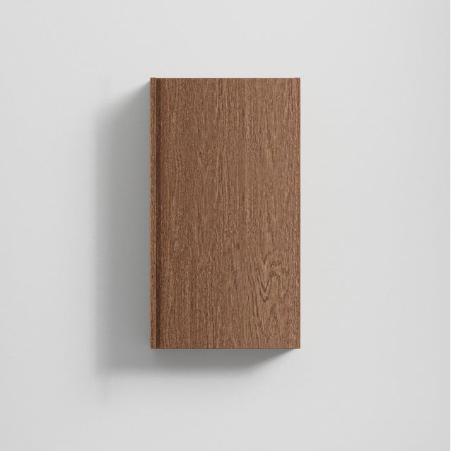 Kylpyhuoneen seinäkaappi INR Carve 40/15, 2 Hyllyä, Oikea, 400x720x153mm