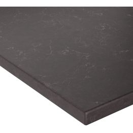 Kylpyhuoneen pöytätaso pesualtaalla INR Wave D, Matte White, Alapuolelta asennettu pesuallas (C), Ilman hanareikää, 12×460mm
