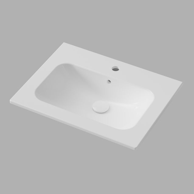 Pesuallas INR Soft 60, posliini, valkoinen