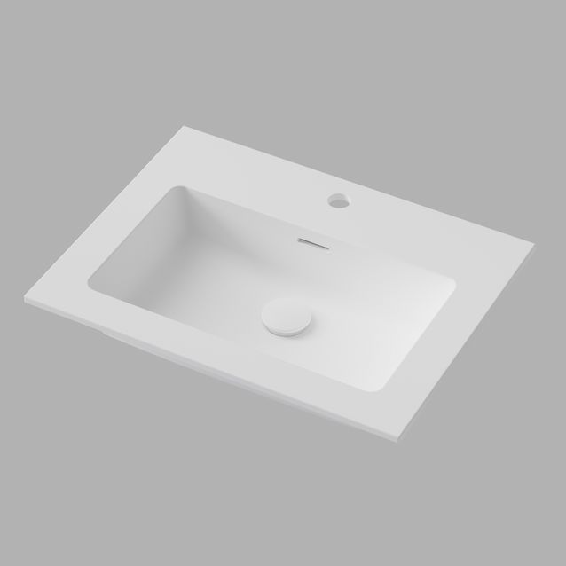 Pesuallas INR Smooth 60, komposiitti, valkoinen