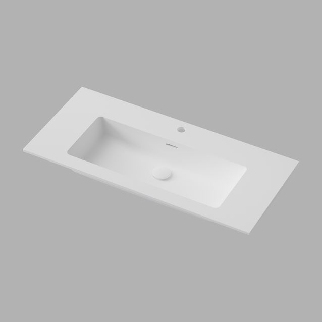 Pesuallas INR Smooth 100, komposiitti, valkoinen