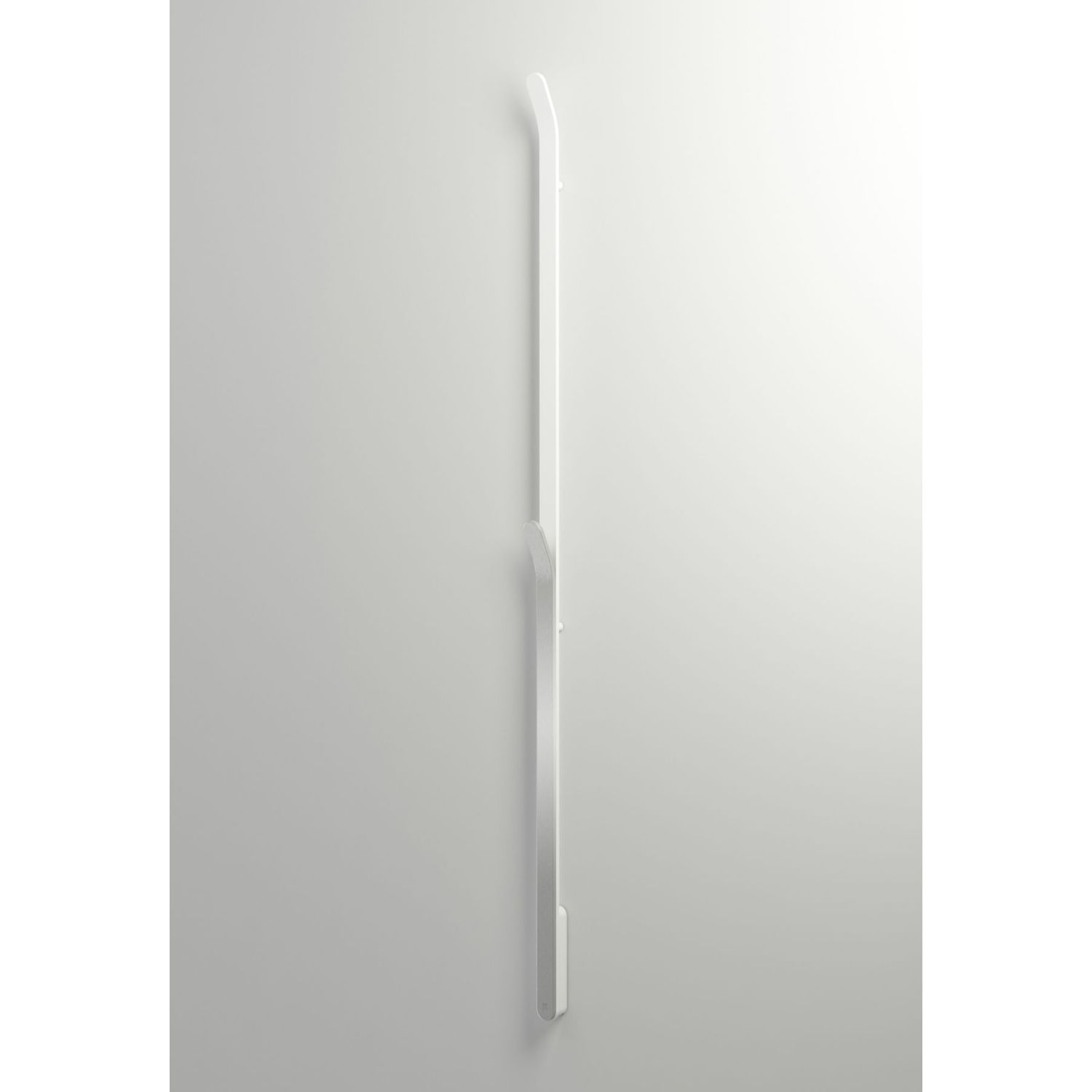 Pyyhekuivain INR Bow, valkoinen/harjattu kromi