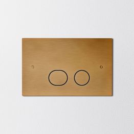 Huuhtelupainike INR Steel Style, harjattu messinki