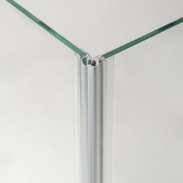 Magneettilista INR kulma, Arc, Läpinäkyvä, 1 pari, 2250 mm