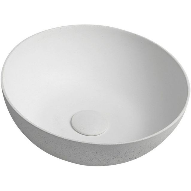 Malja-allas Interia Formigo ø390 mm betoni mattavalkoinen