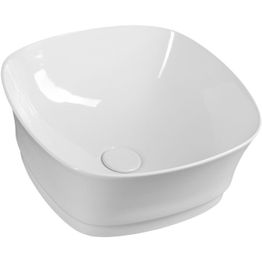 Malja-allas Interia Idea 430 x 430 mm keraaminen valkoinen 