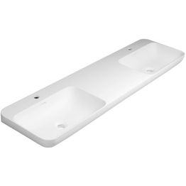 Pesuallas Interia Niagara 1500 x 400 mm kaksialtainen kivi valkoinen