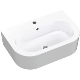 Pesuallas Interia Flo 60x42 cm, valkoinen