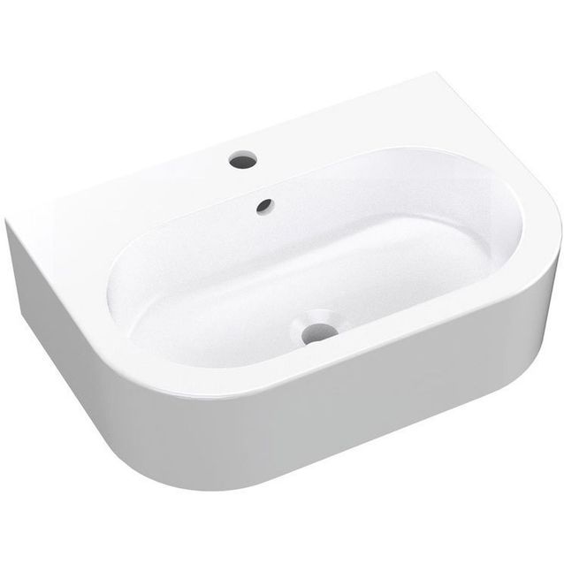 Pesuallas Interia Flo 60x42 cm, valkoinen