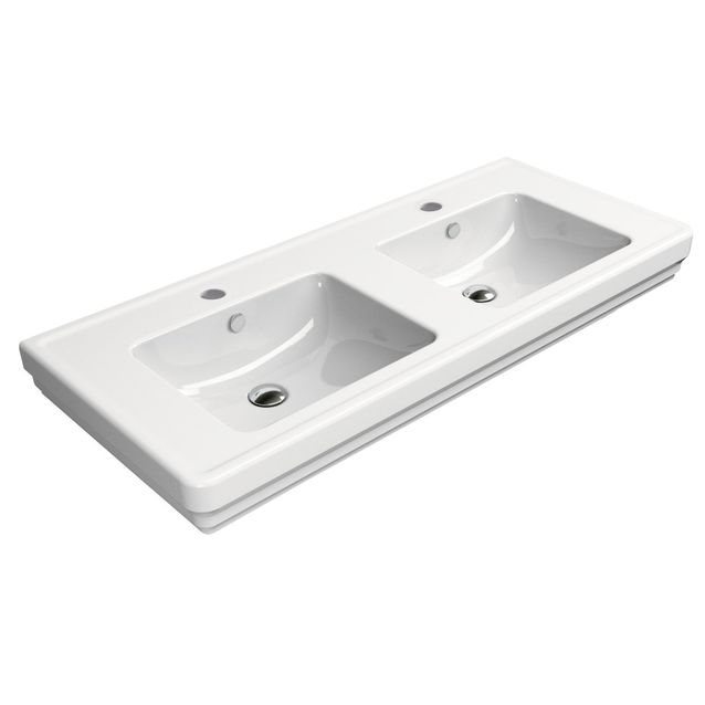 Pesuallas Interia Classic 125x54cm, valkoinen