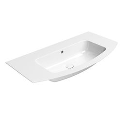 Pesuallas Interia Pura Slim 102x52cm, ei hanareikää, ExtraGlaze-pinnoite, valkoinen