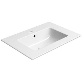 Pesuallas Interia Pura Slim 62x46cm, ExtraGlaze-pinnoite, valkoinen