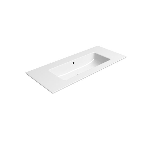 Pesuallas Interia Pura Slim 102x46cm, ei hanareikää, valkoinen