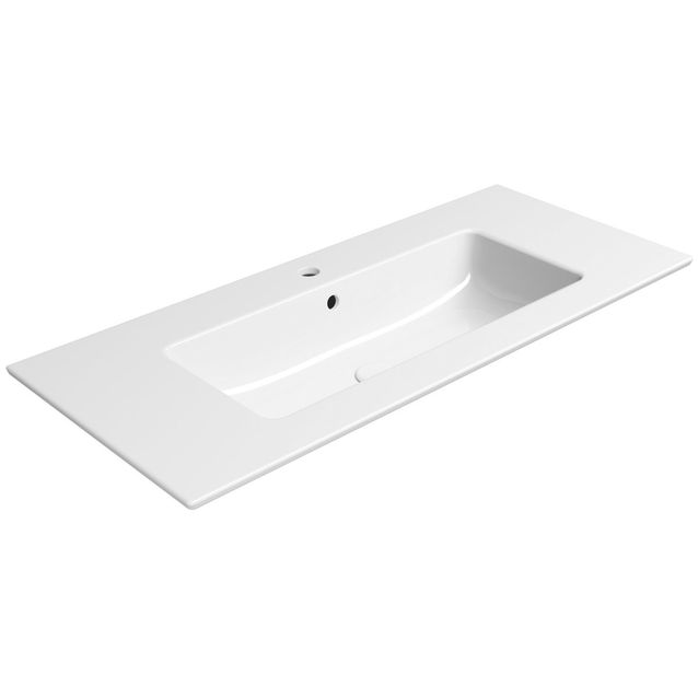 Pesuallas Interia Pura Slim 102x46cm, valkoinen