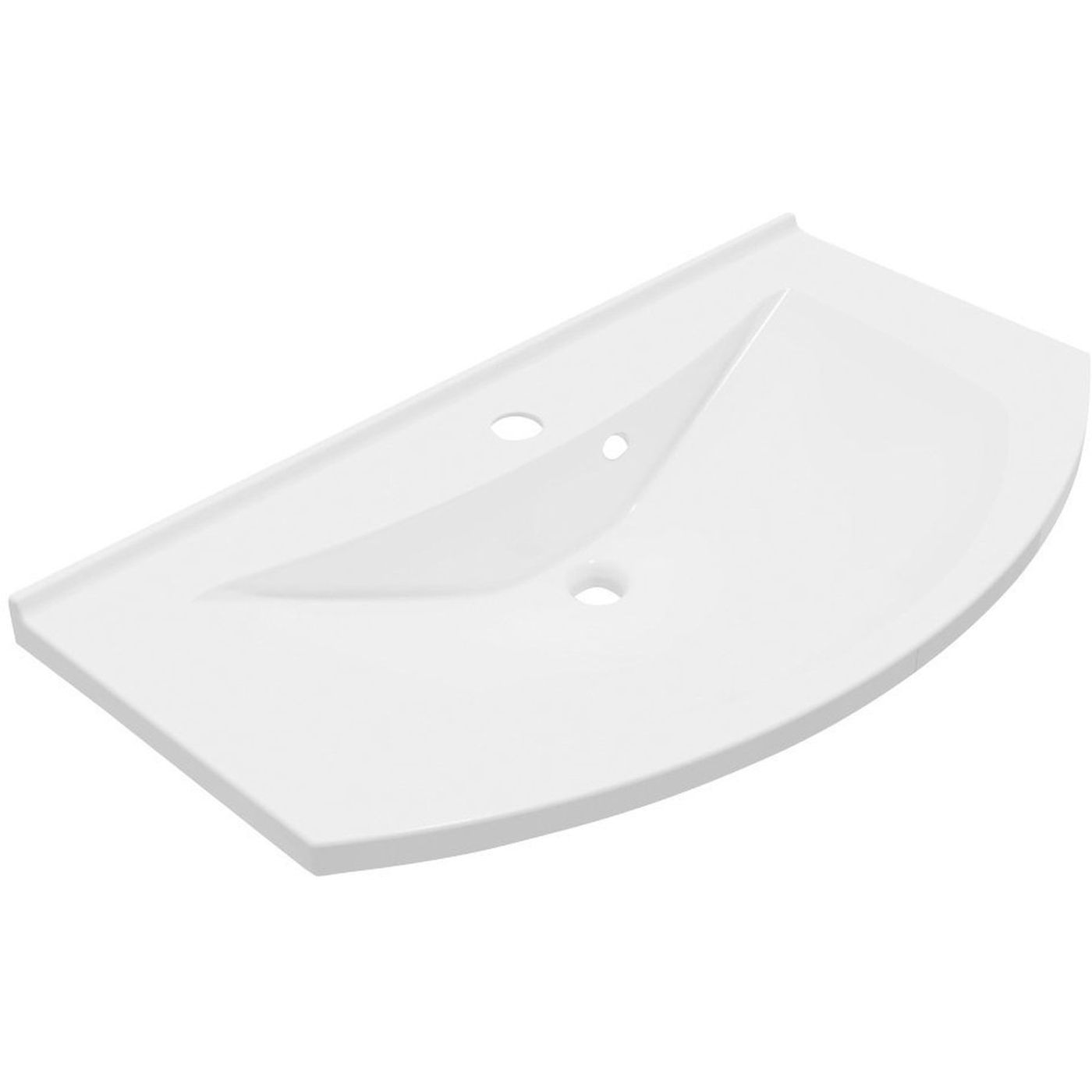 Pesuallas Interia Aras 90x50,5 cm, valkoinen