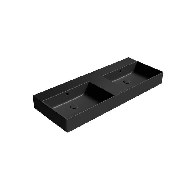 Pesuallas Interia Kube X 120x47cm, ei hanareikää, mattamusta