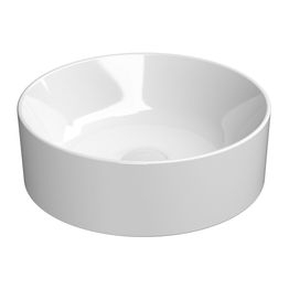 Malja-allas Interia Kube X, ø40cm, ExtraGlaze-pinnoite, valkoinen