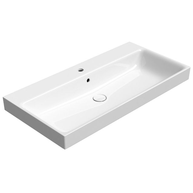 Pesuallas Interia NUBES 100x50 cm keraaminen valkoinen