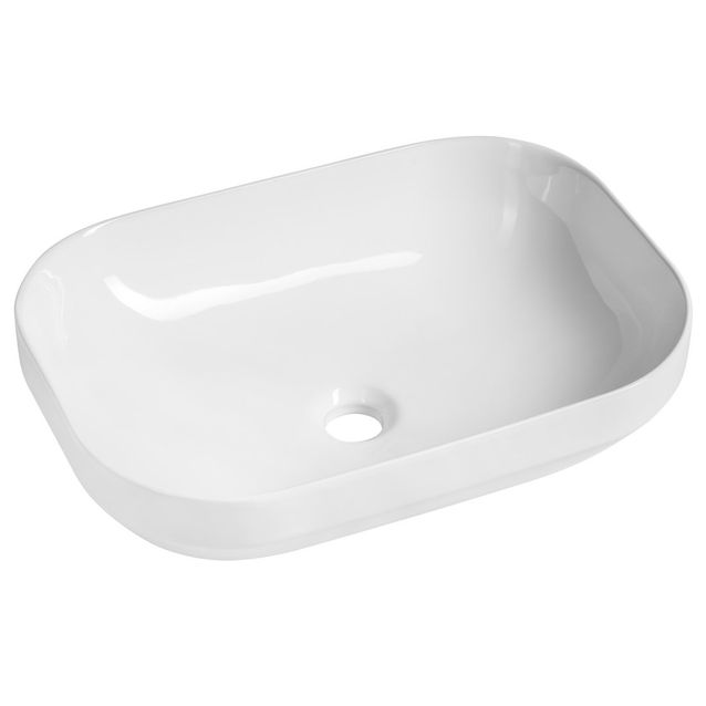 Malja-allas Interia Evora 505x370 mm, valkoinen