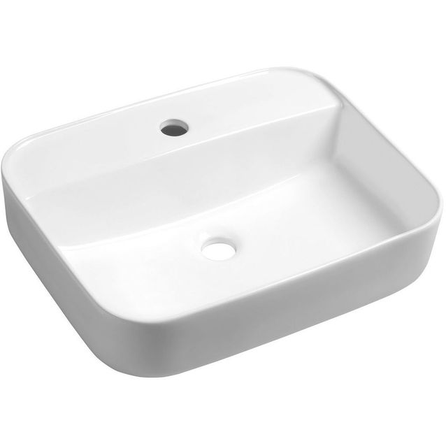 Malja-allas Interia Garda 50x13,5x40 cm, valkoinen