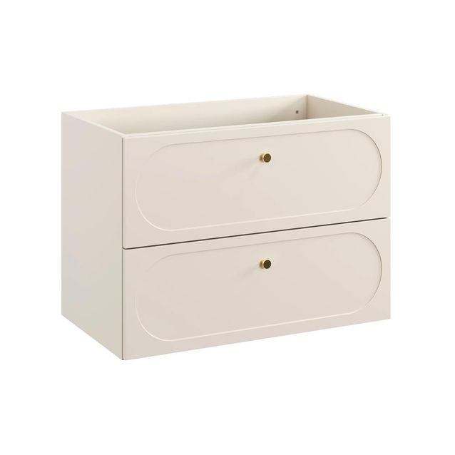 Allaskaappi Interia Nybro, 2-laatikolla, beige, eri kokoja