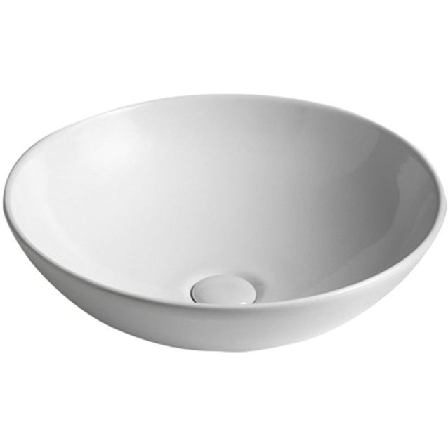 Malja-allas Interia Dimp ø 46 cm, valkoinen