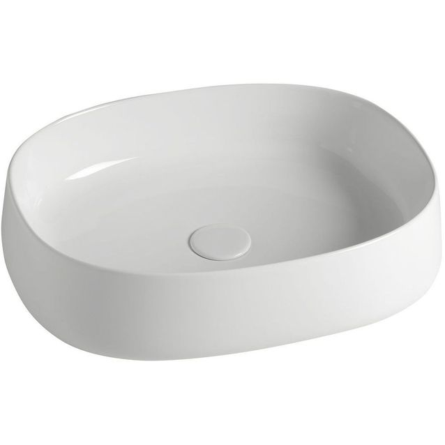 Malja-allas Interia Jumper 50x13x40 cm, valkoinen