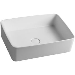 Malja-allas Interia Thin 600x400x145 mm, mattavalkoinen