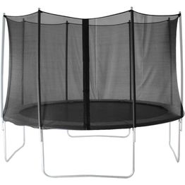 Trampoliinin turvaverkko React Round musta eri kokoja