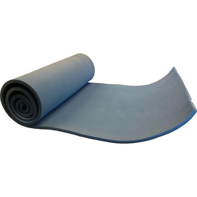 Jumppamatto Fit'n Shape 1x50x180cm, harmaa/sininen