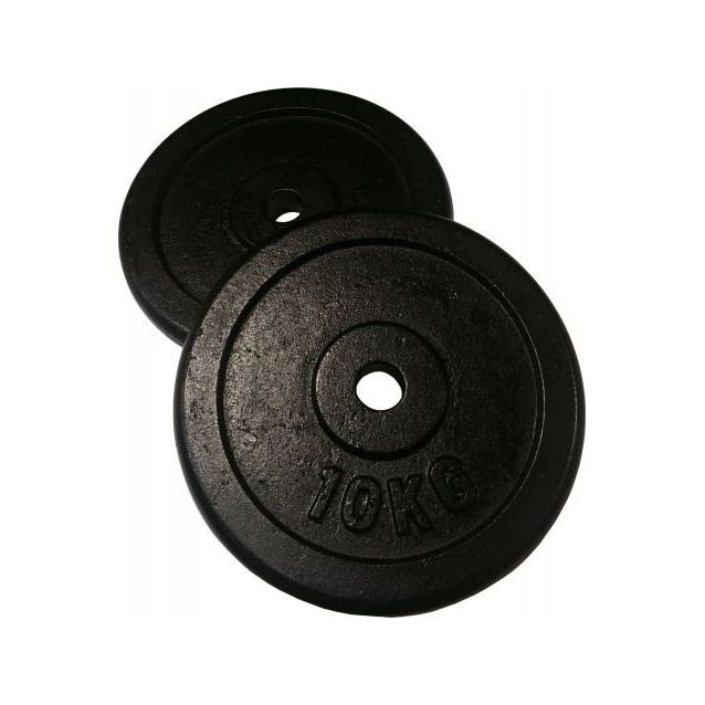 Levypainot Fit'n Shape 2 x 2.5kg, vinyyli, musta